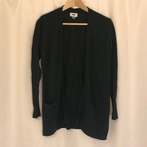 Forest green cardigan